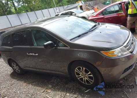 2013 Honda Odyssey Ex-L из США, поврежденный, VIN 5FNRL5H64DB041999